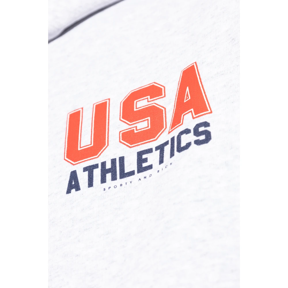Sporty & Rich Gedrukte sweatshirt Gray Heren