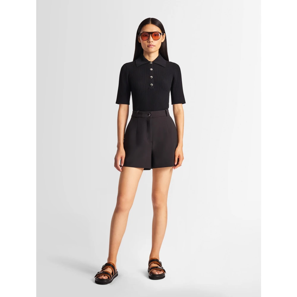 Fusalp Vera Poloshirt MET Korte Mouwen Black Dames