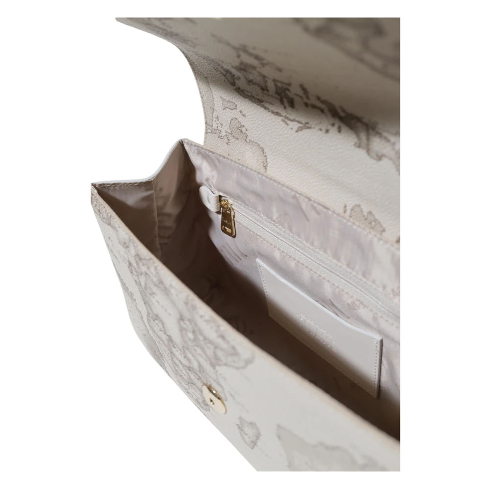 Alviero Martini 1a Classe Middelgrote damestas collectie in PVC Beige Dames