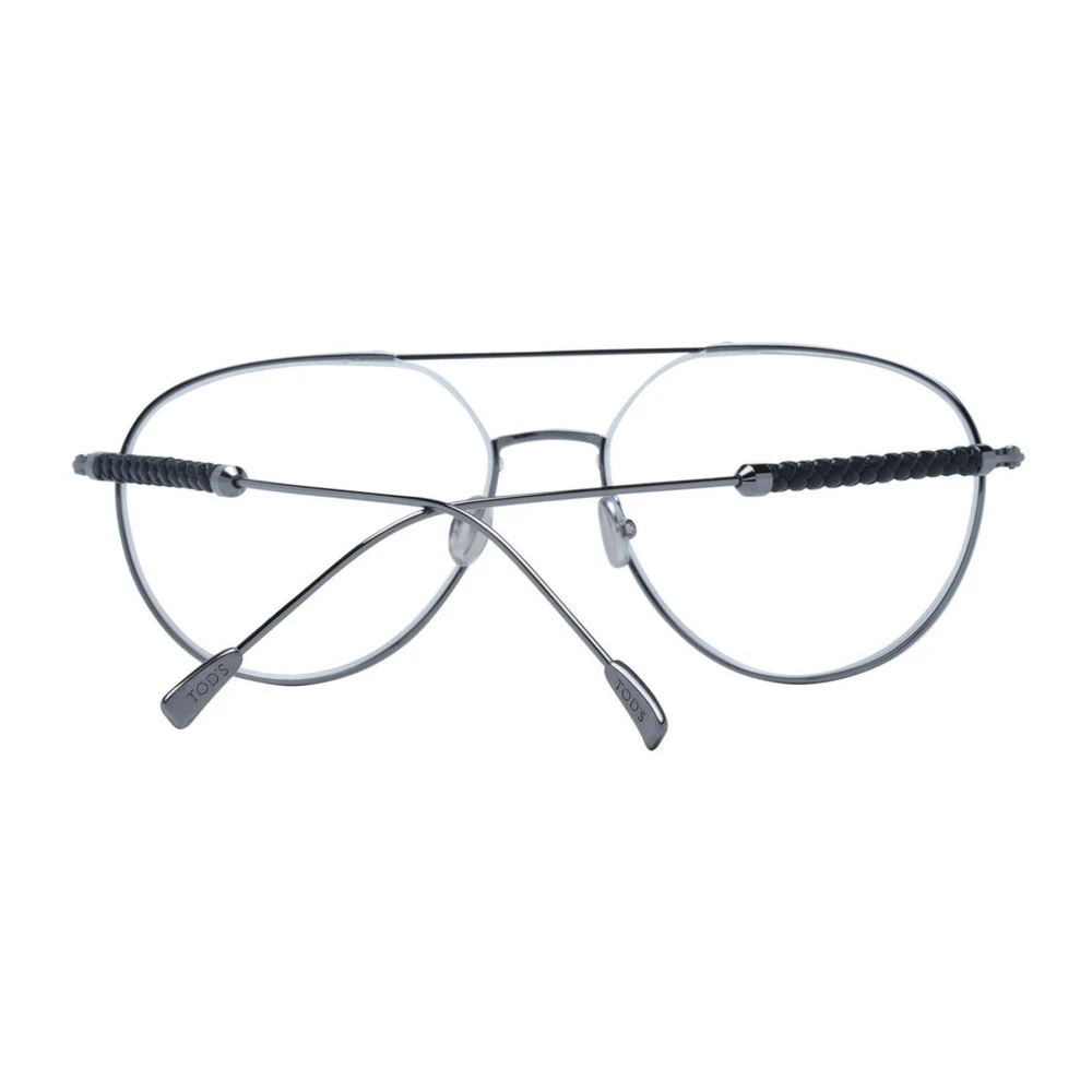 TOD'S Heren Aviator Metalen Optische Monturen Gray Heren