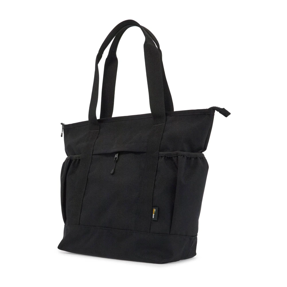 Carhartt WIP Stevige Tote Tas met Ritssluiting Black Heren