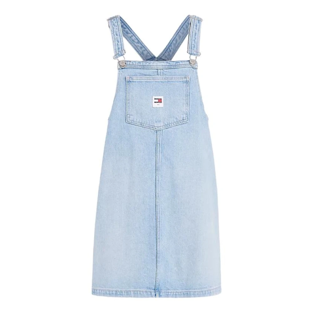 Tommy Hilfiger Mångsidig och stilfull Pinafore-klänning Blue, Dam