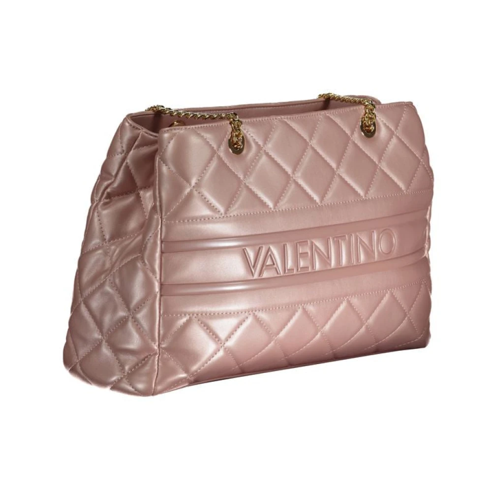 Valentino by Mario Valentino Schoudertas met Ketting en Contrastdetails Pink Dames