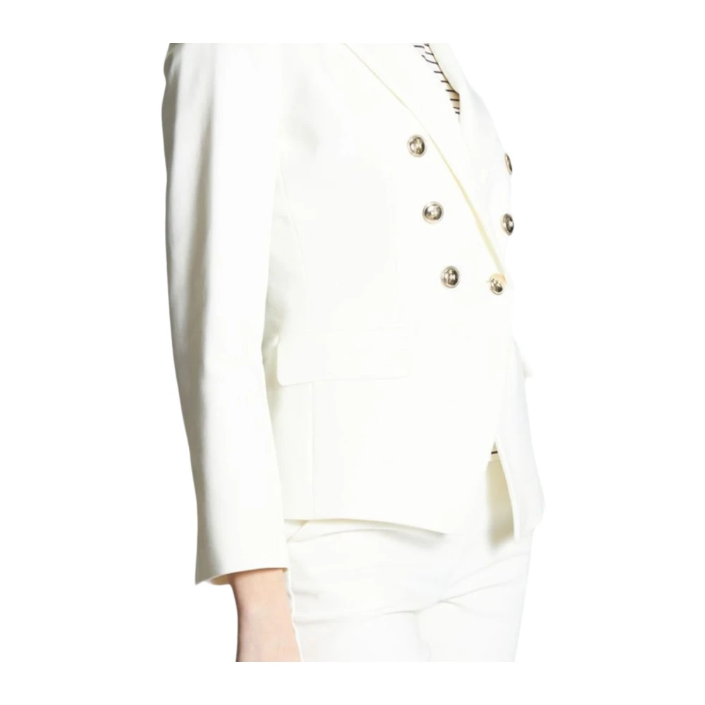 Marella Crème Blazer Foglia1 White Dames