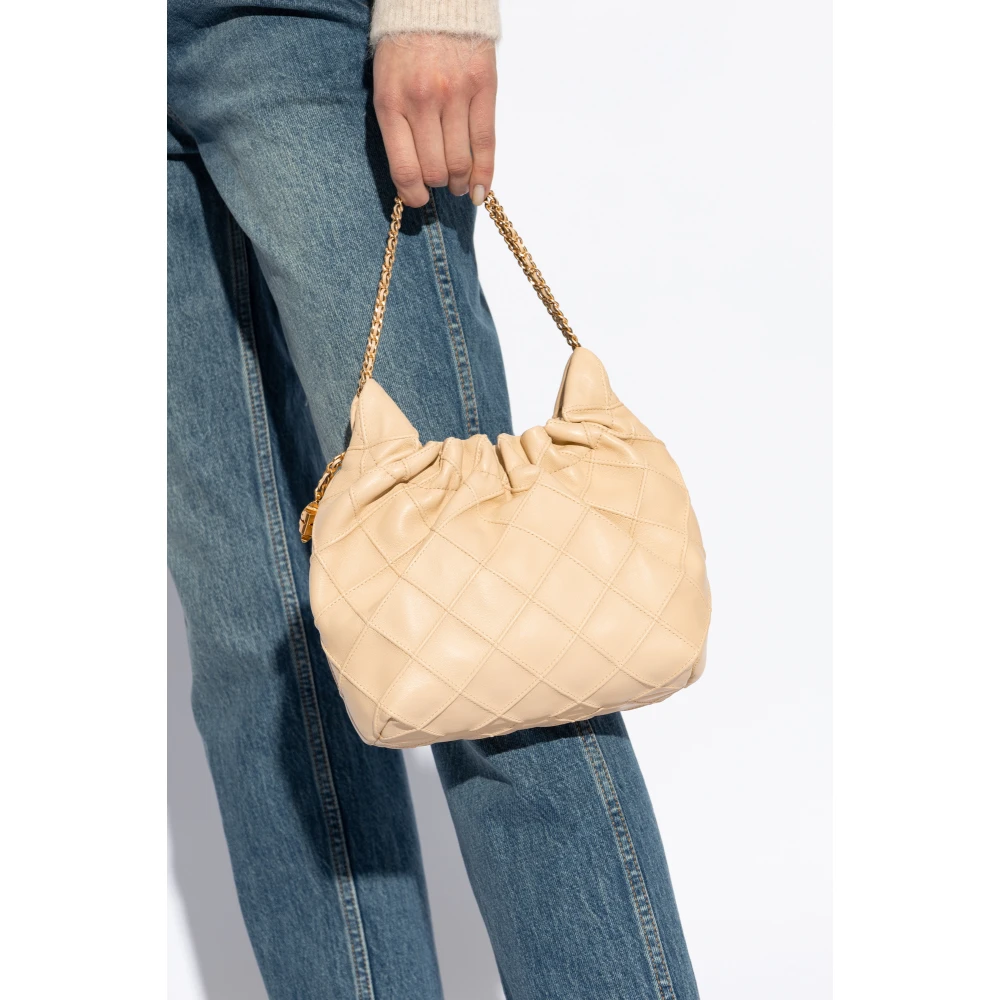 TORY BURCH Tas Fleming Mini Beige Dames