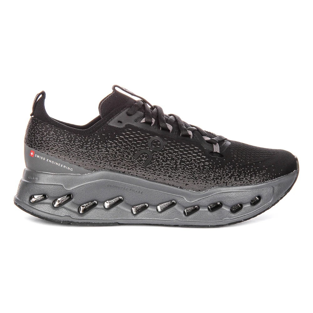 On Running Men's Black Running Shoes, 10 Uk, Cloudsurfer Max