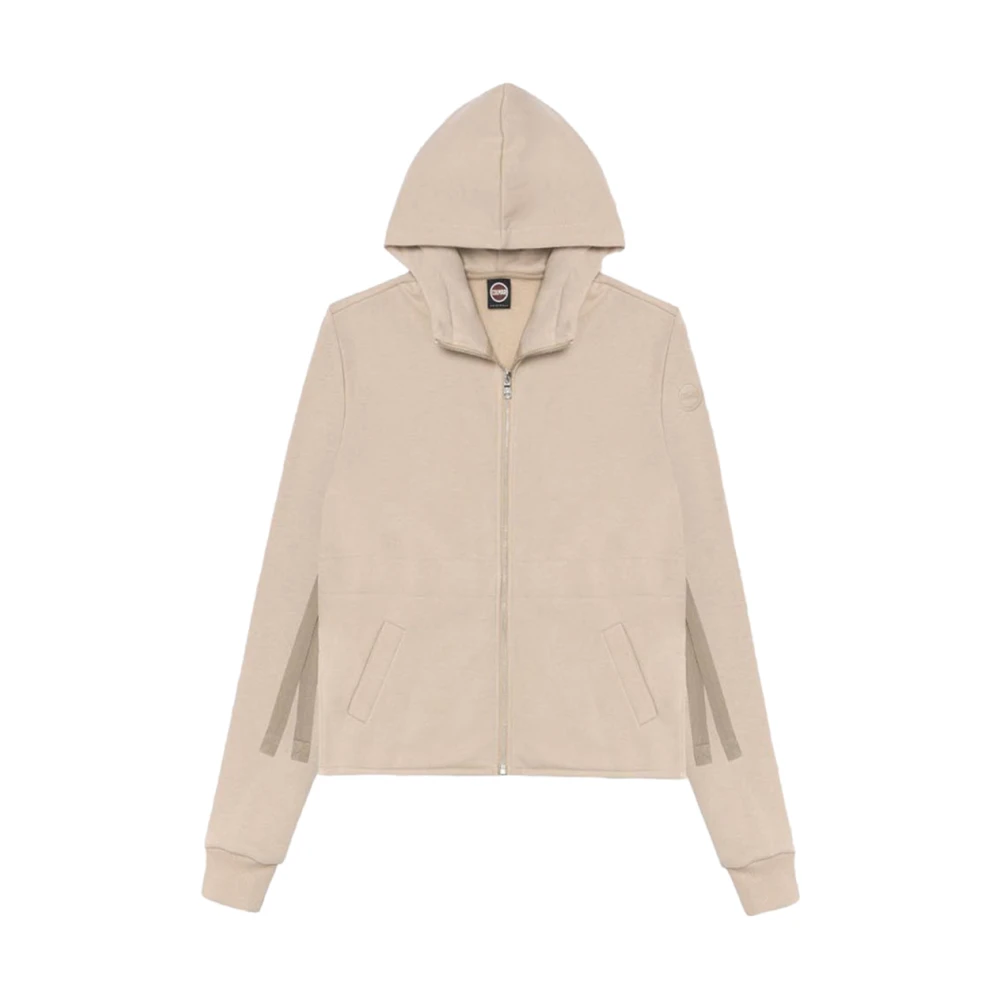 Colmar Urban Zip Hoodie Sweatshirt Brown Dames