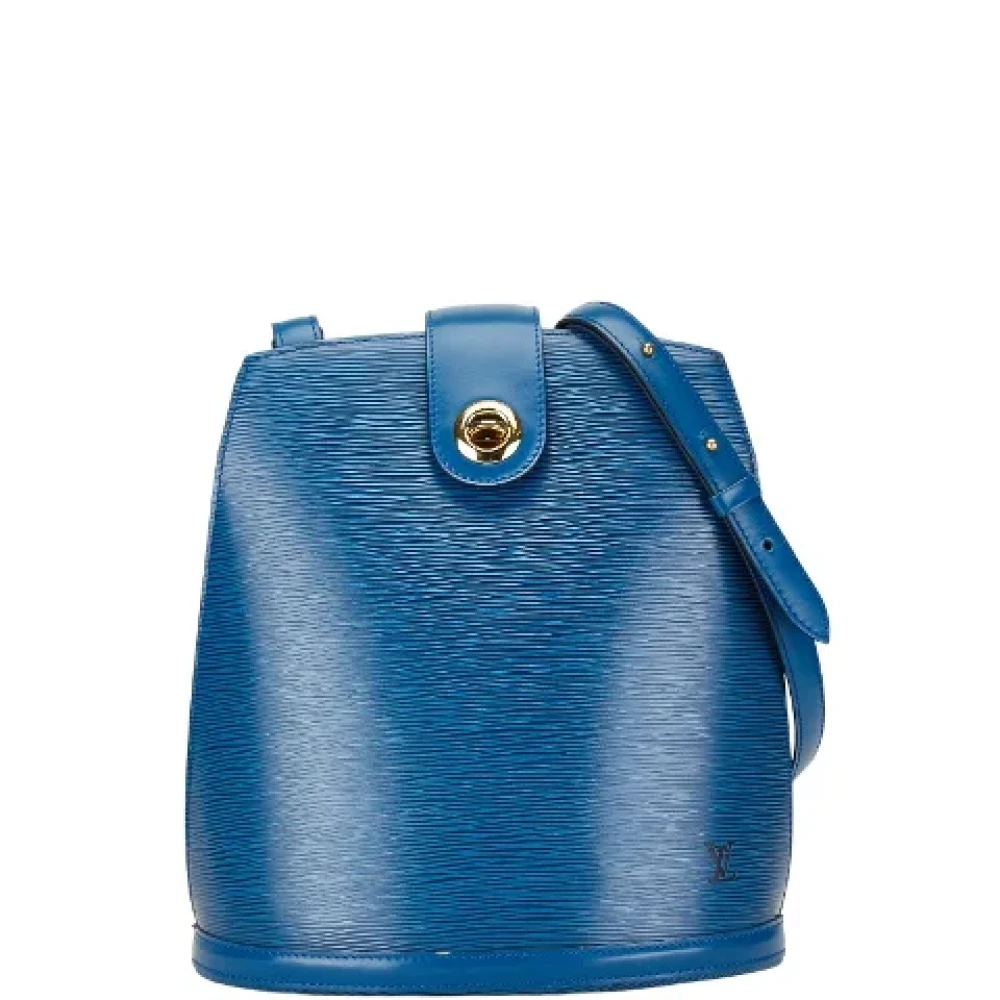 Louis Vuitton Vintage Pre-owned Leather louis-vuitton-bags Blue Dames
