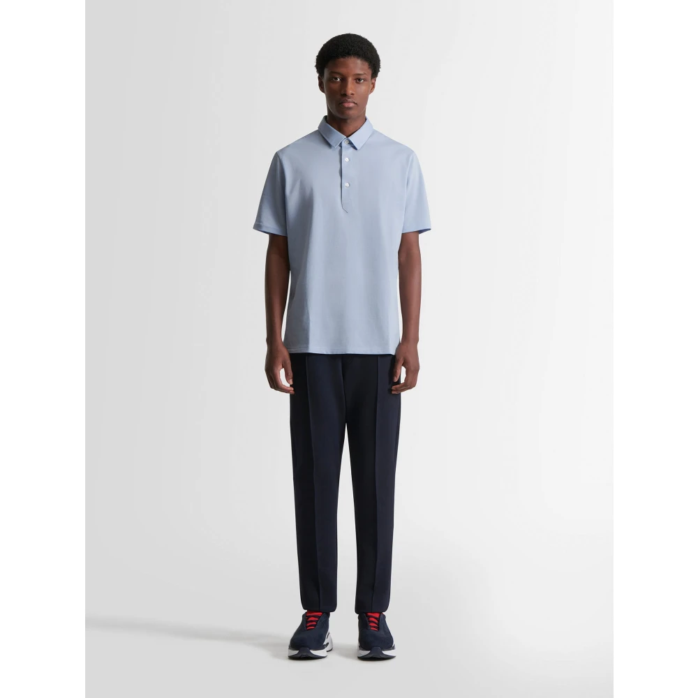 Fusalp Kortmouw Poloshirt Blue Heren