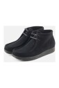 bottine-en-daim-noir-a-lacets
