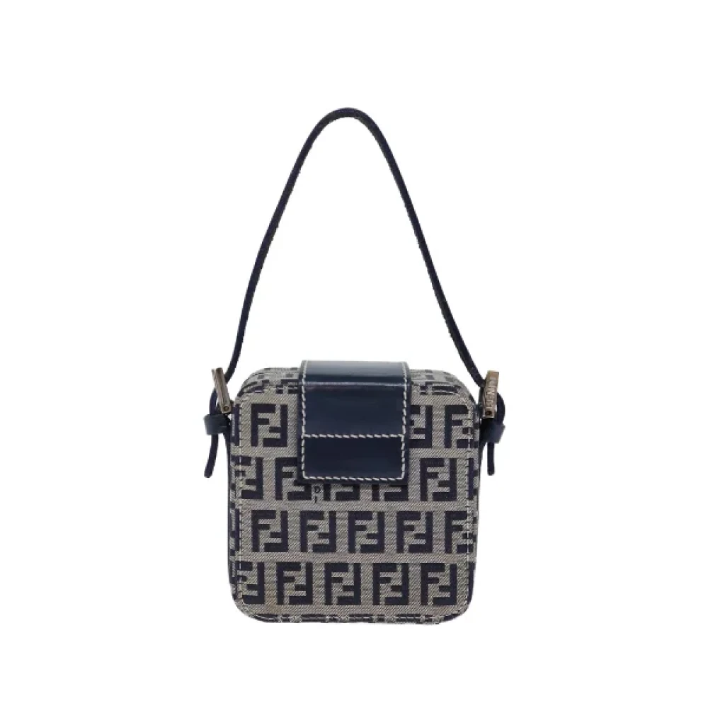 Fendi Vintage Pre-owned Canvas fendi-bags Blue Dames