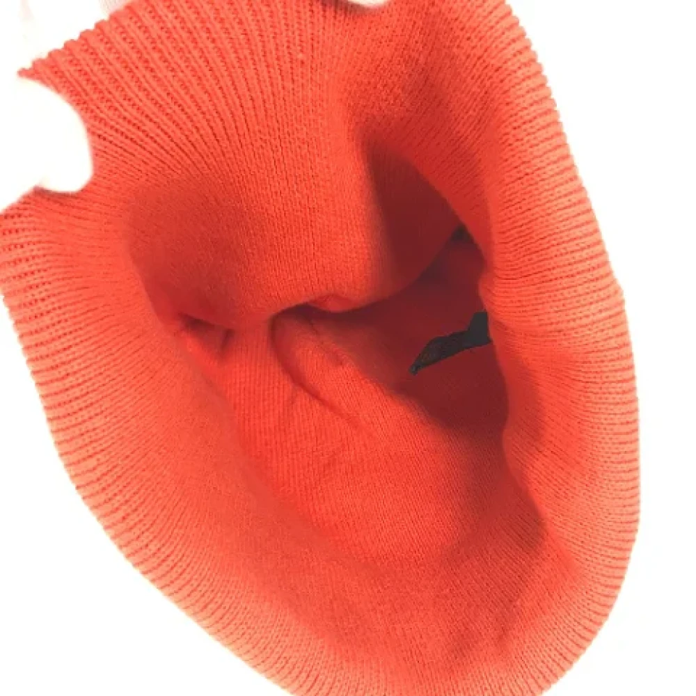 Louis Vuitton Vintage Pre-owned Cotton hats Red Dames