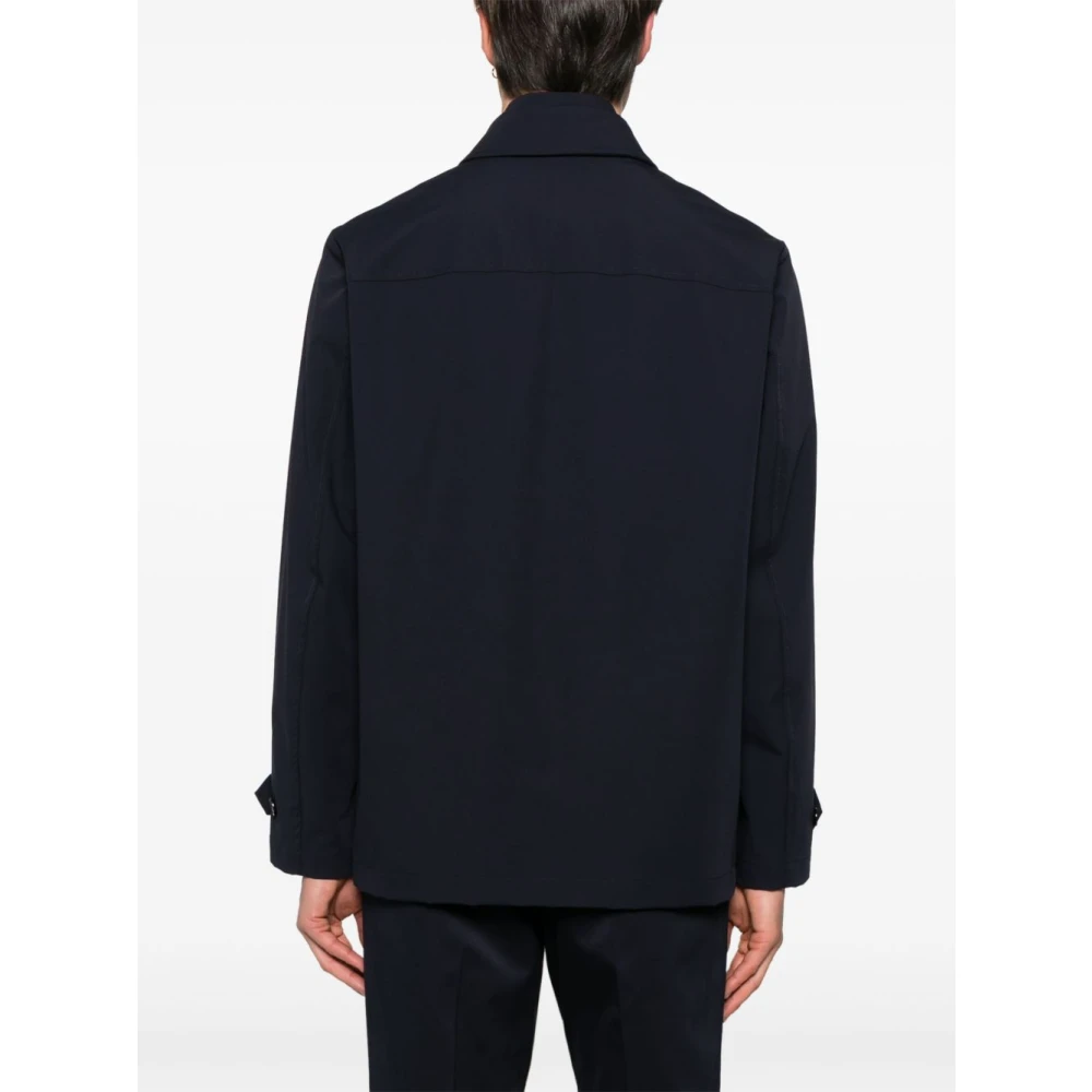 Fay Navy Blauwe Knoopjas Blue Heren