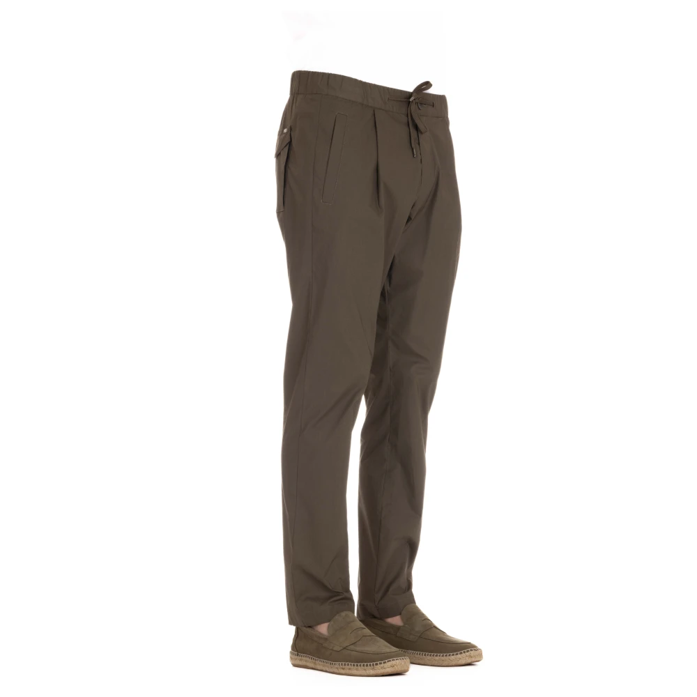 Herno Slim Fit Broek Green Heren