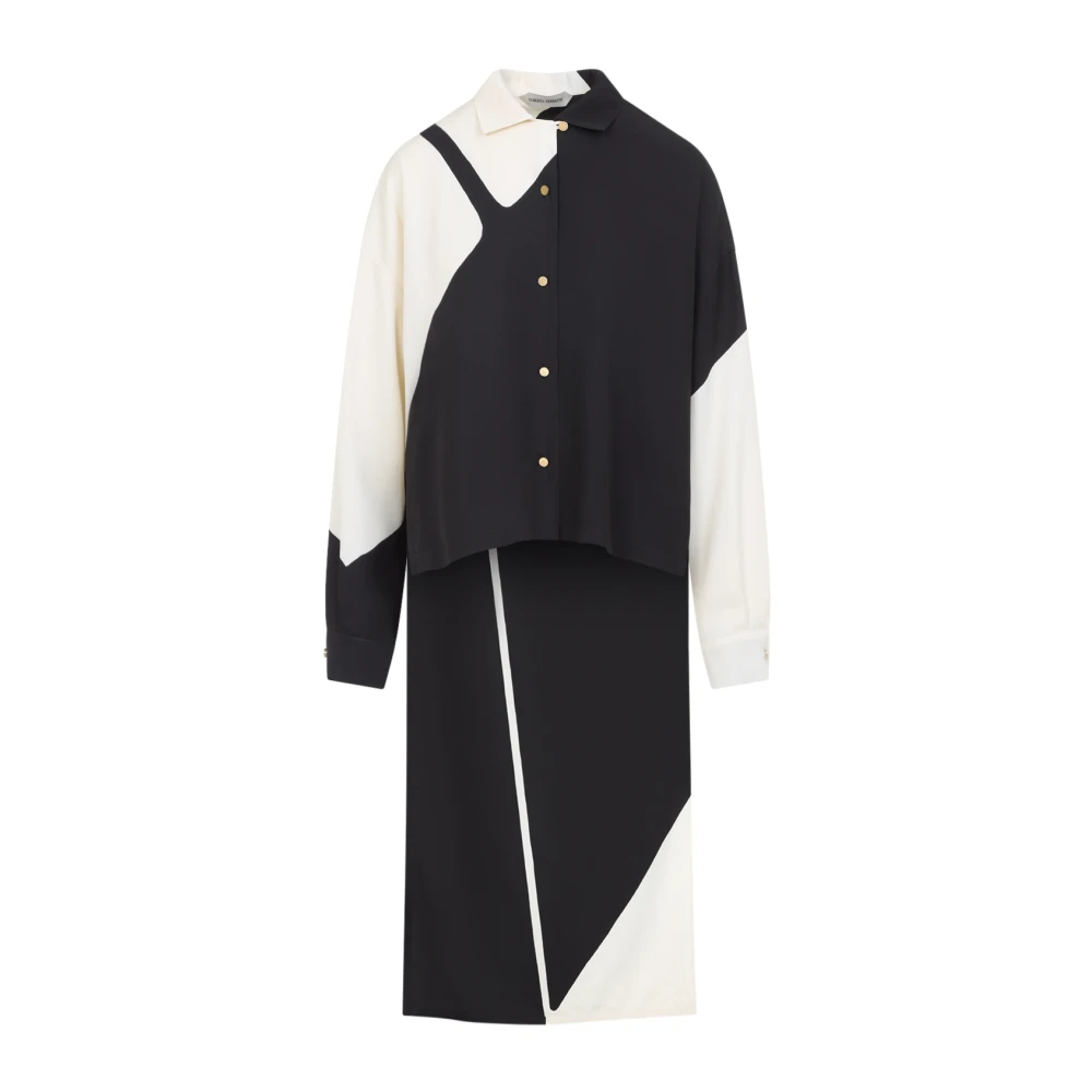 Alberta Ferretti Women's Multicolor Twill Shirt - Shirts - S - Blouses & Shirts
