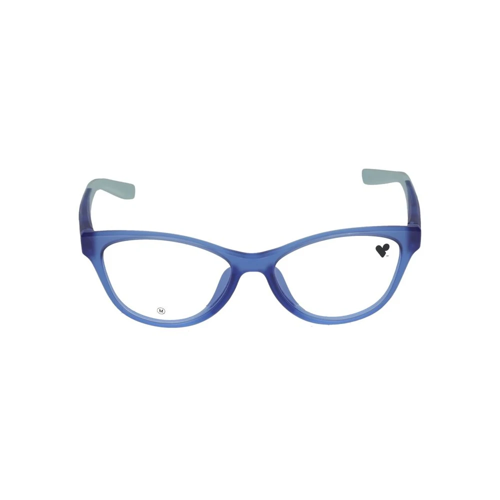 Nike Unisex Blue Glasses, 49 Mm, Matte Polar /Jade Ice Eyeglasses
