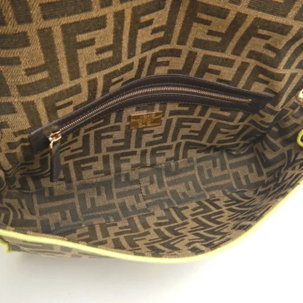 Fendi Vintage Pre-owned Fabric fendi-bags Beige Dames