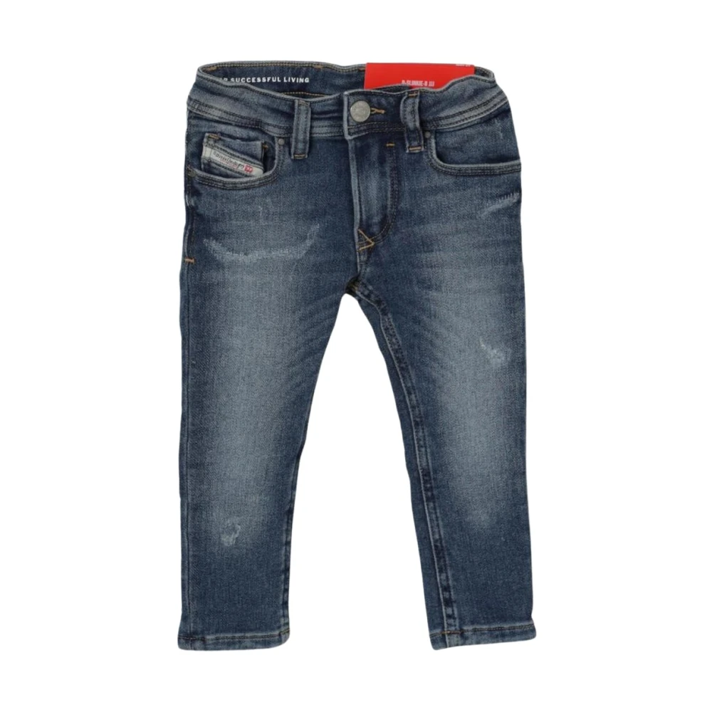 Diesel Unisex Blue Denim Jeans