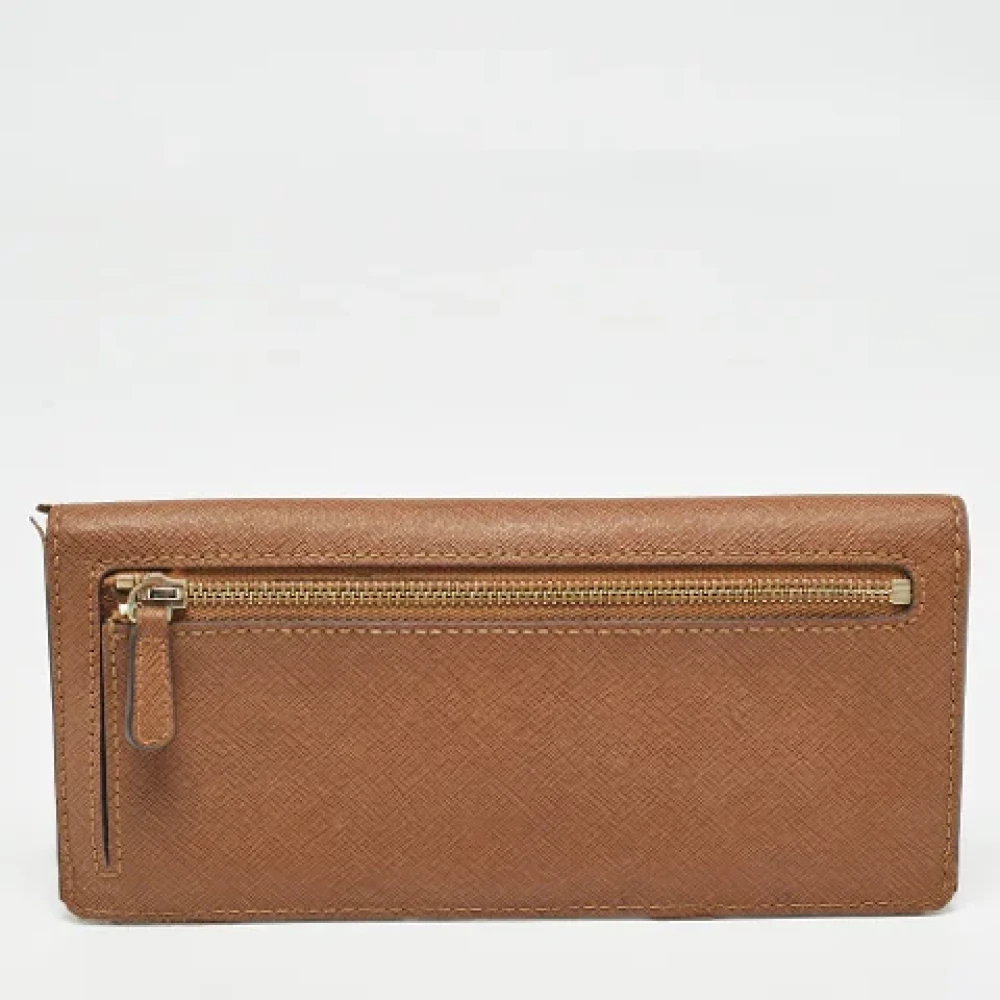 Michael Kors Pre-owned Leather wallets Brown Dames