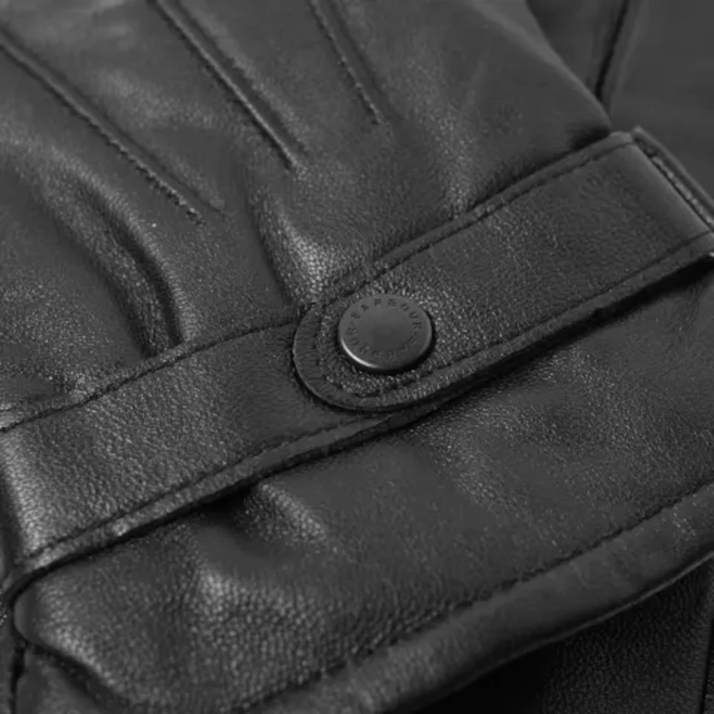 Barbour Zwarte handschoenen voor stijlvolle outfits Black Heren