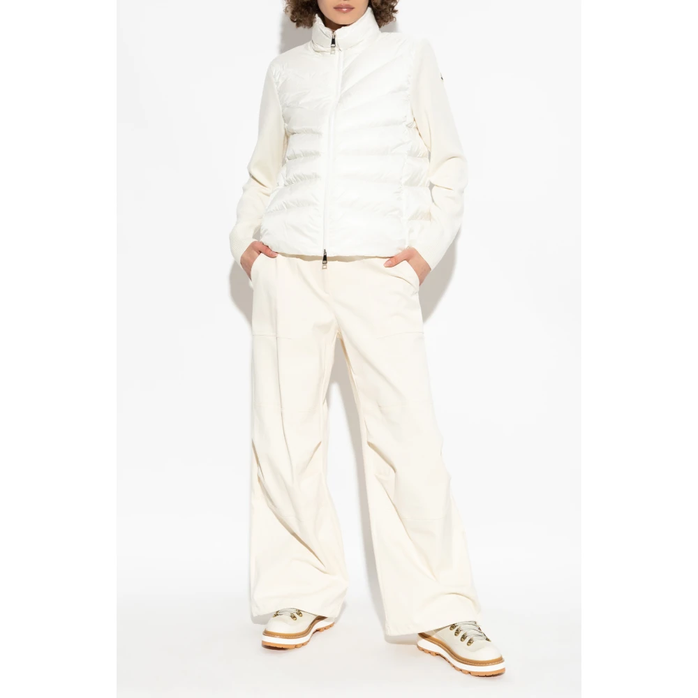 Moncler Wijde broek Beige Dames