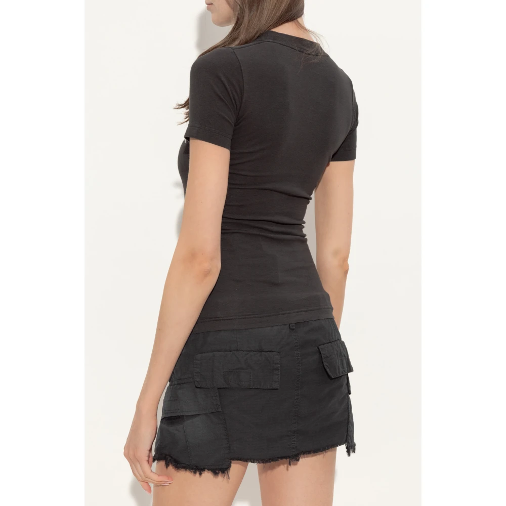 Balenciaga Top met logo Black Dames