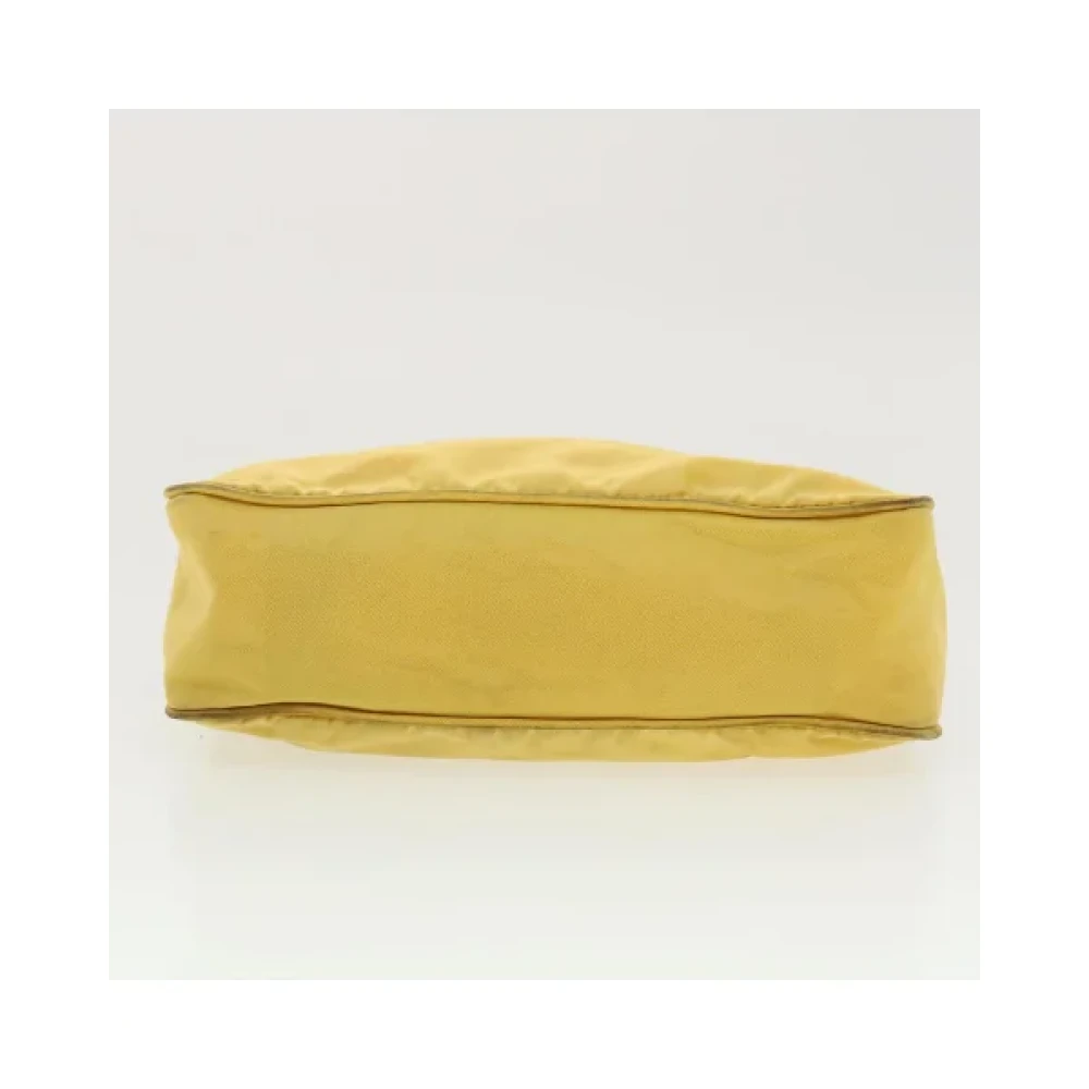 Prada Vintage Pre-owned Nylon prada-bags Yellow Dames