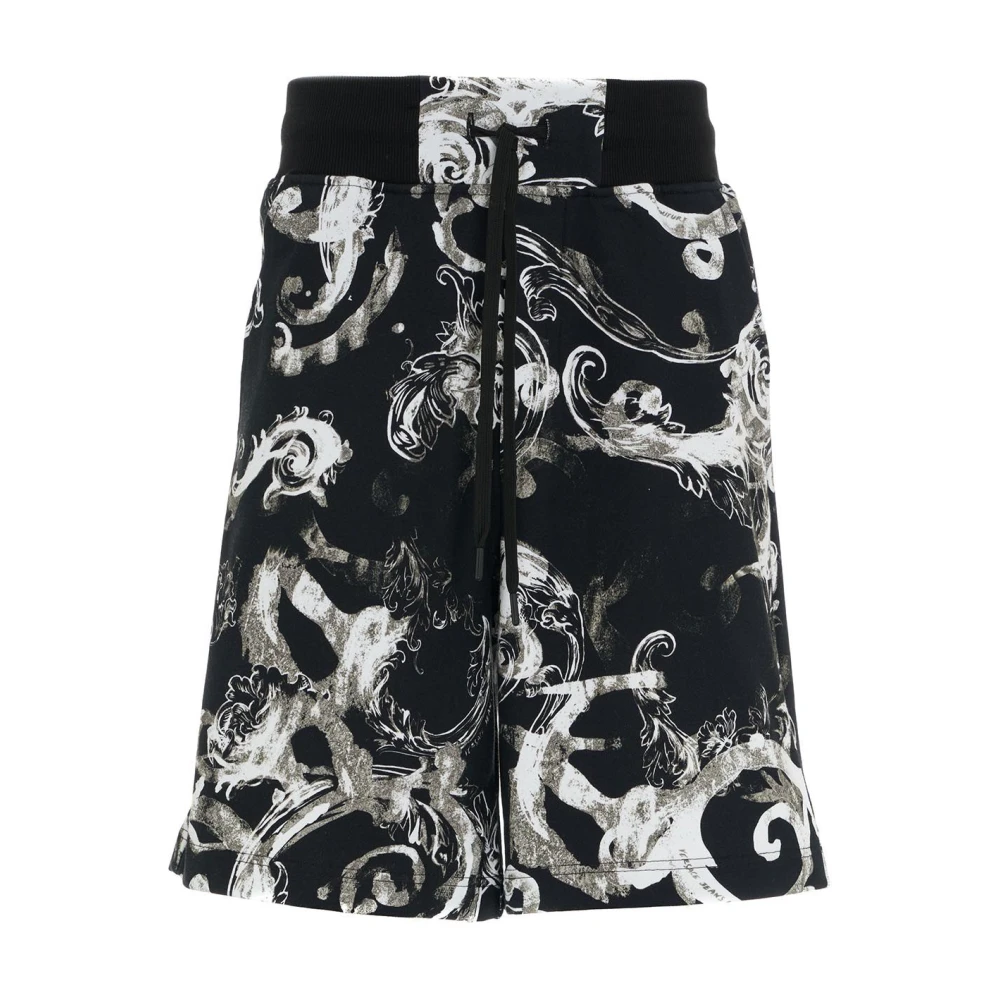 Versace Jeans Couture Zwarte Shorts voor Heren Multicolor Heren