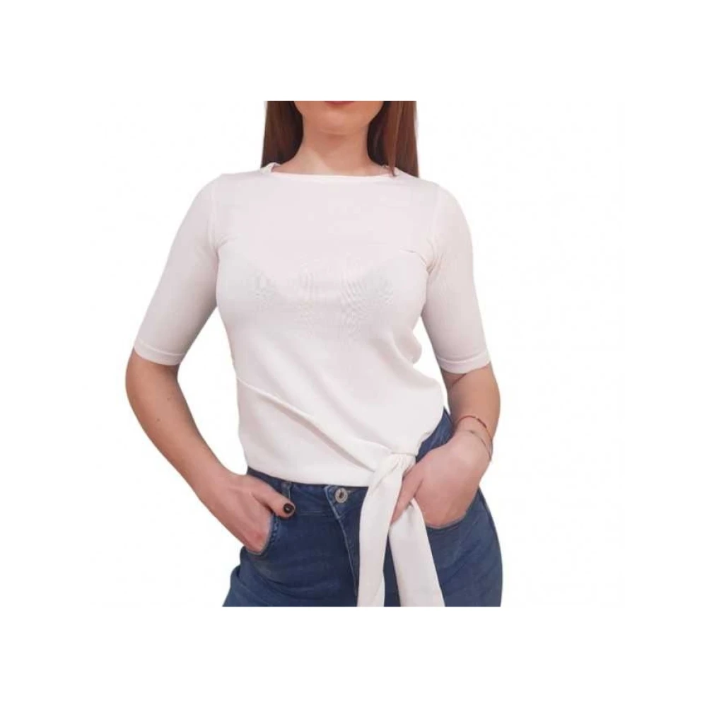 Fracomina Donna Beige Top, L, New,