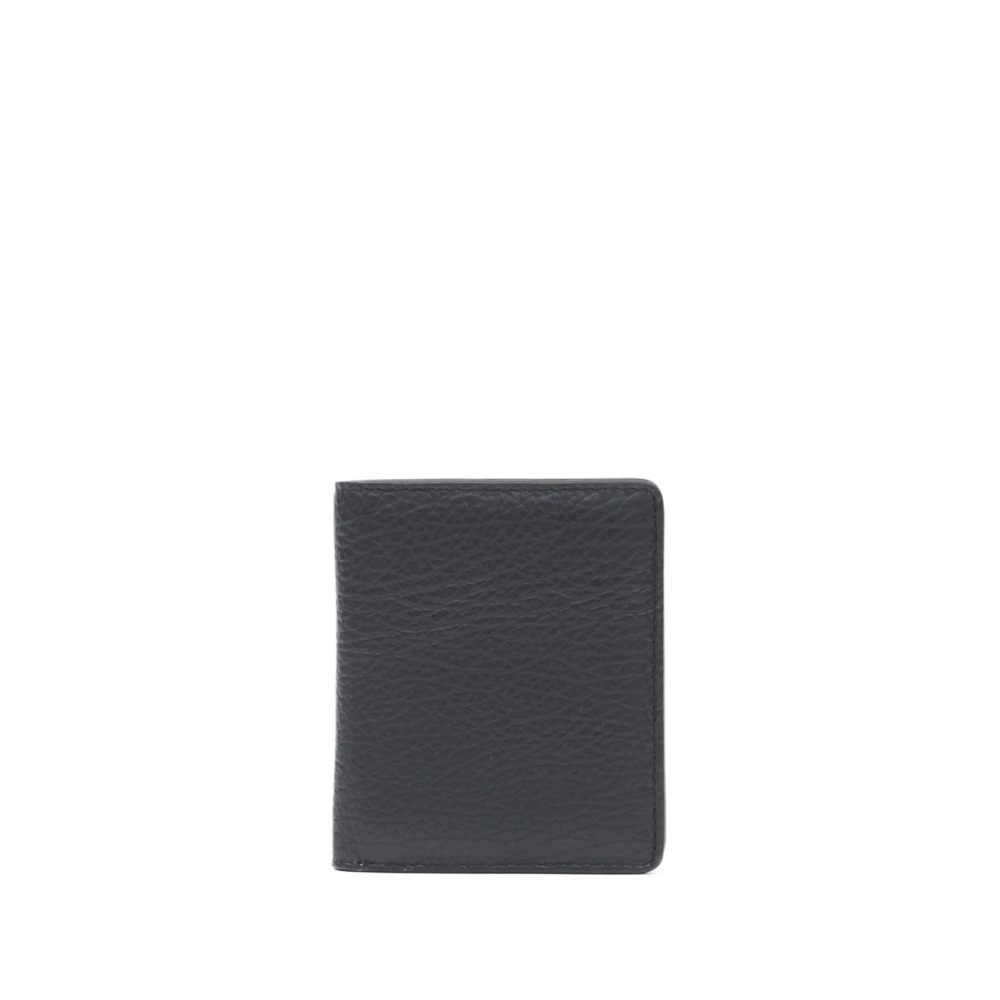 Maison Margiela Black Leather Wallet With Four Stitches - Unisex - Wallets & Cardholders - Black - One Size - Accessories