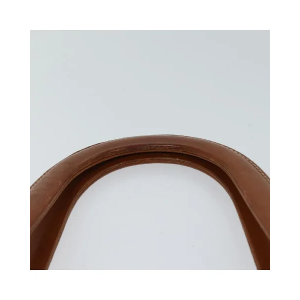 Celine Vintage Pre-owned Fabric handbags Brown Dames