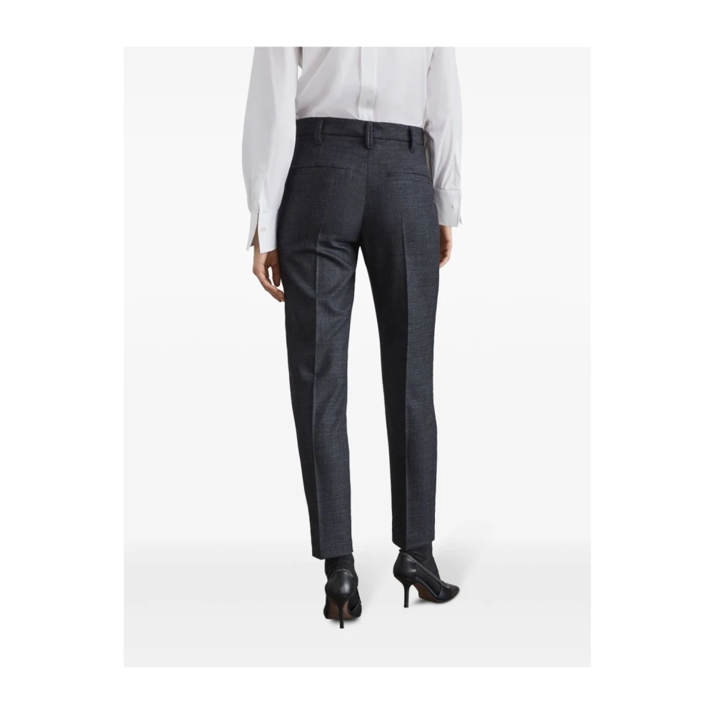 BRUNELLO CUCINELLI Grijze Broek Elegante Stijl Gray Dames