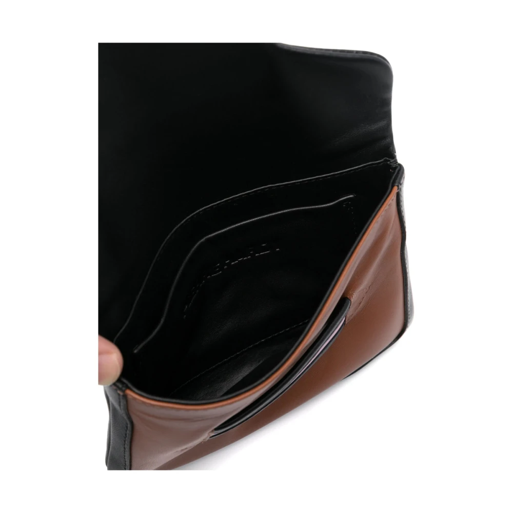 Pierre Hardy Bruine Schoudertas met Magnetische Sluiting Brown Dames