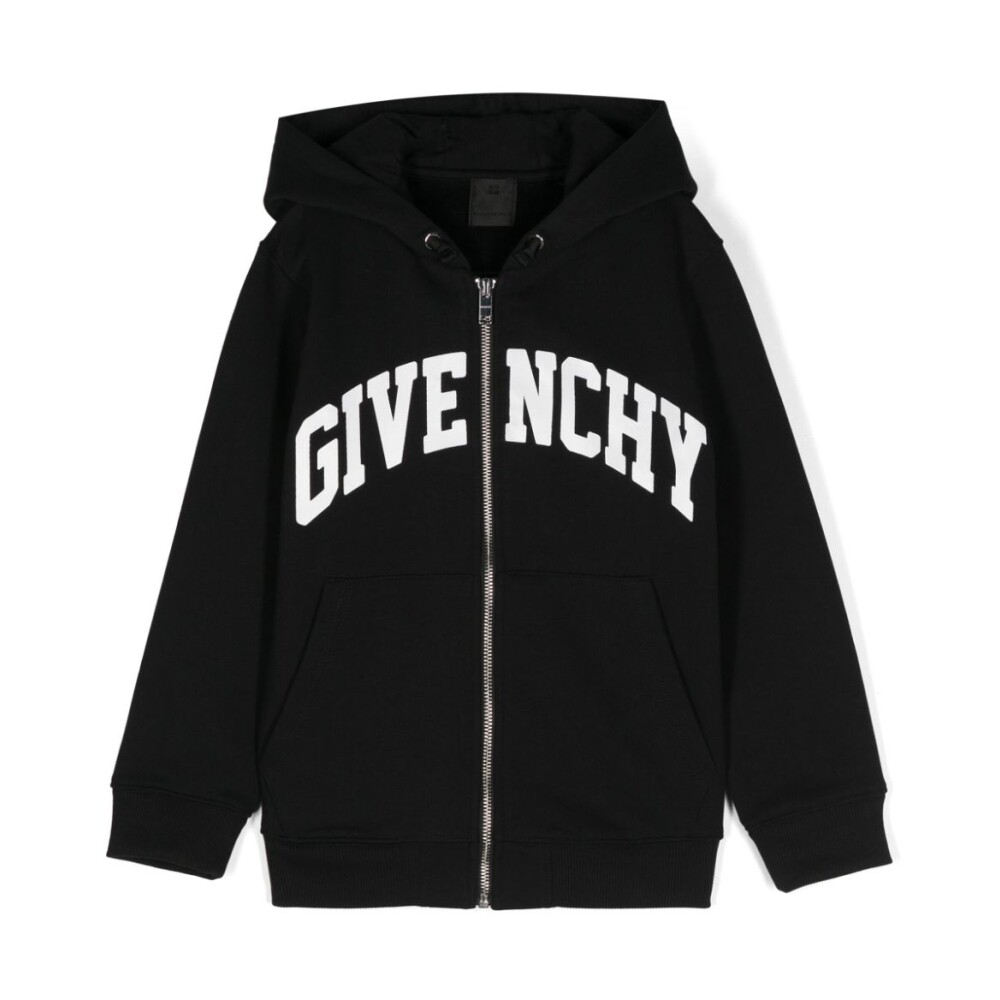 Black Logo Print Hooded Sweater Givenchy Sweatshirts Miinto