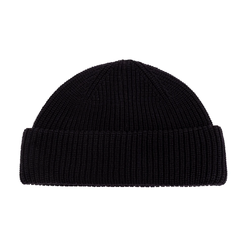 Emporio Armani Pet met logopatch Black Heren