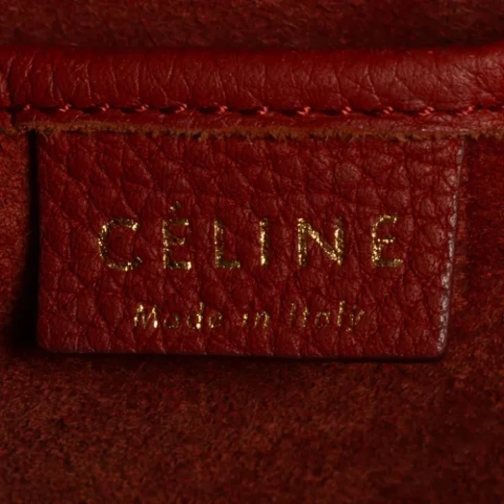 Celine Vintage Pre-owned Leather celine-bags Orange Dames