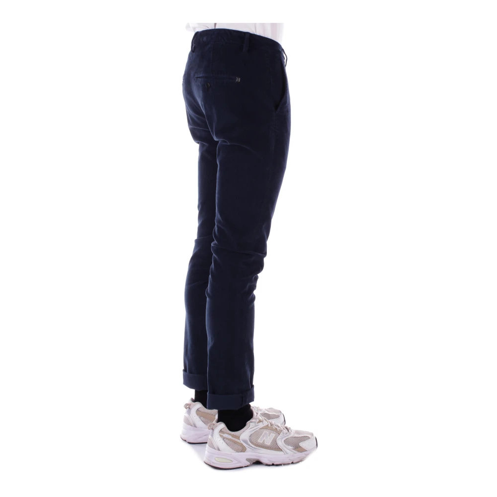 Dondup Blauwe Slim Fit Broek Blue Heren