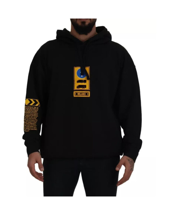 sweat-a-capuche-en-coton-noir-avec-logo