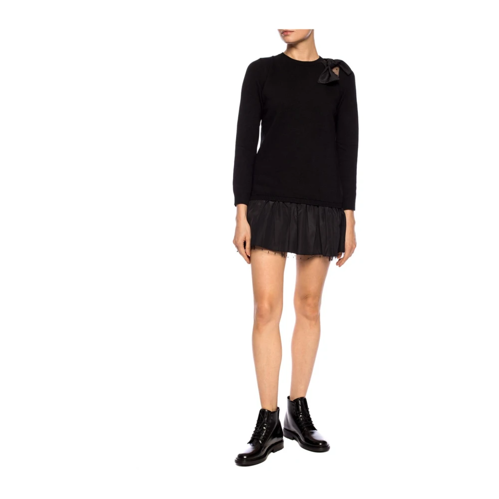 RED Valentino Jurk met strik Black Dames