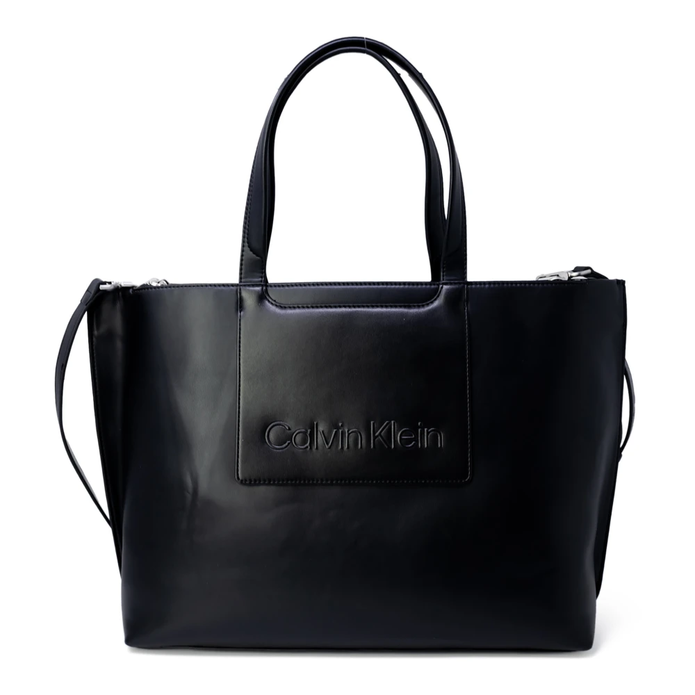 Calvin Klein Dames Shopper Tas Herfst Winter Collectie Black Dames