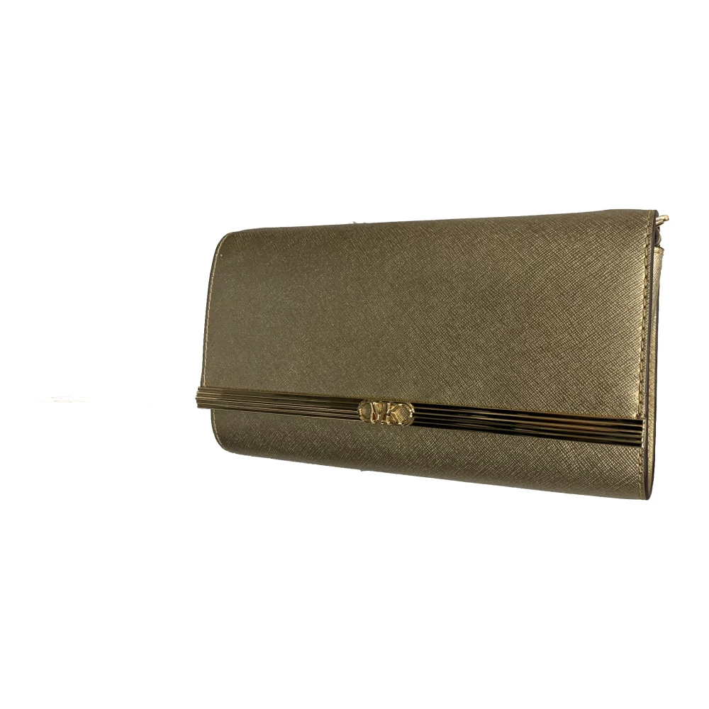 Michael Kors Elegante Clutch Tas voor Vrouwen Yellow Dames