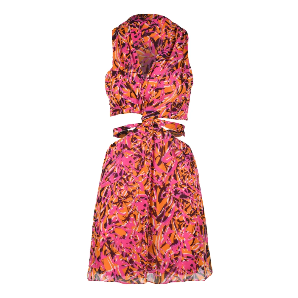 PATRIZIA PEPE Dames Viscose Jurk Multicolor Dames