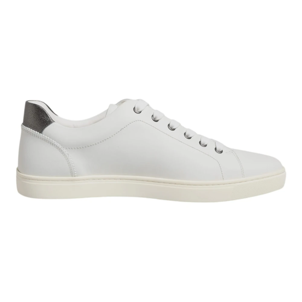 Dolce & Gabbana Men's White Sacred Heart Low Top Trainers - Sneakers - 6 1/2 Uk- Shoes