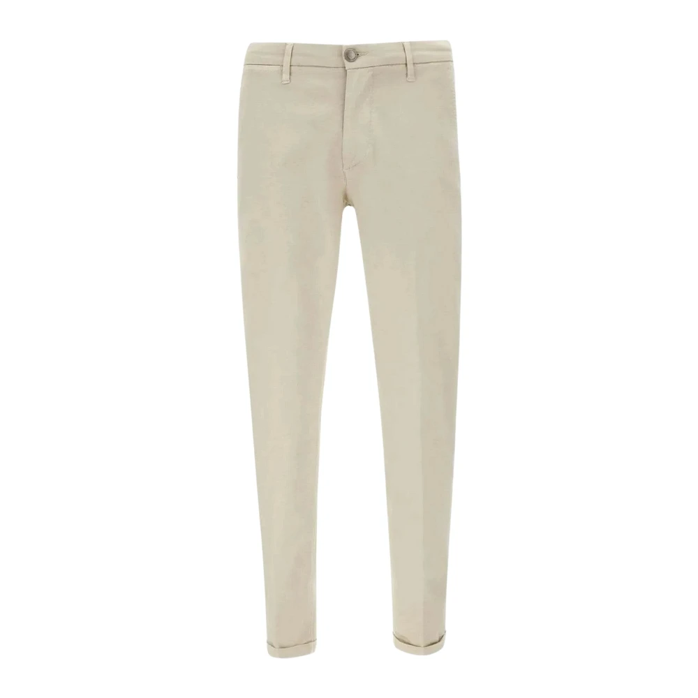 Re-Hash Men's Beige Chinos, W32, Chinos With Cuffs