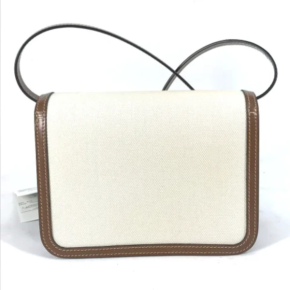 Burberry Vintage Pre-owned Fabric shoulder-bags Beige Dames