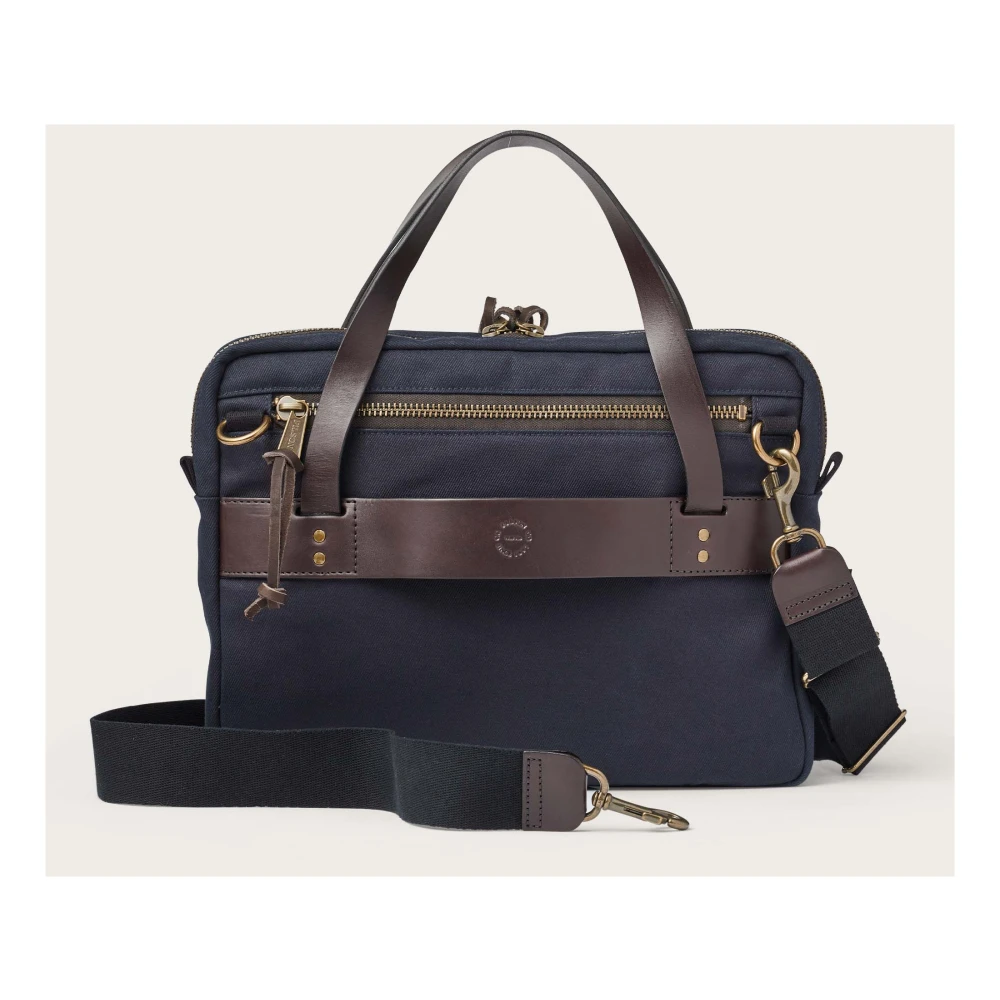 Filson Compacte Rugged Twill Aktetas Blue Unisex