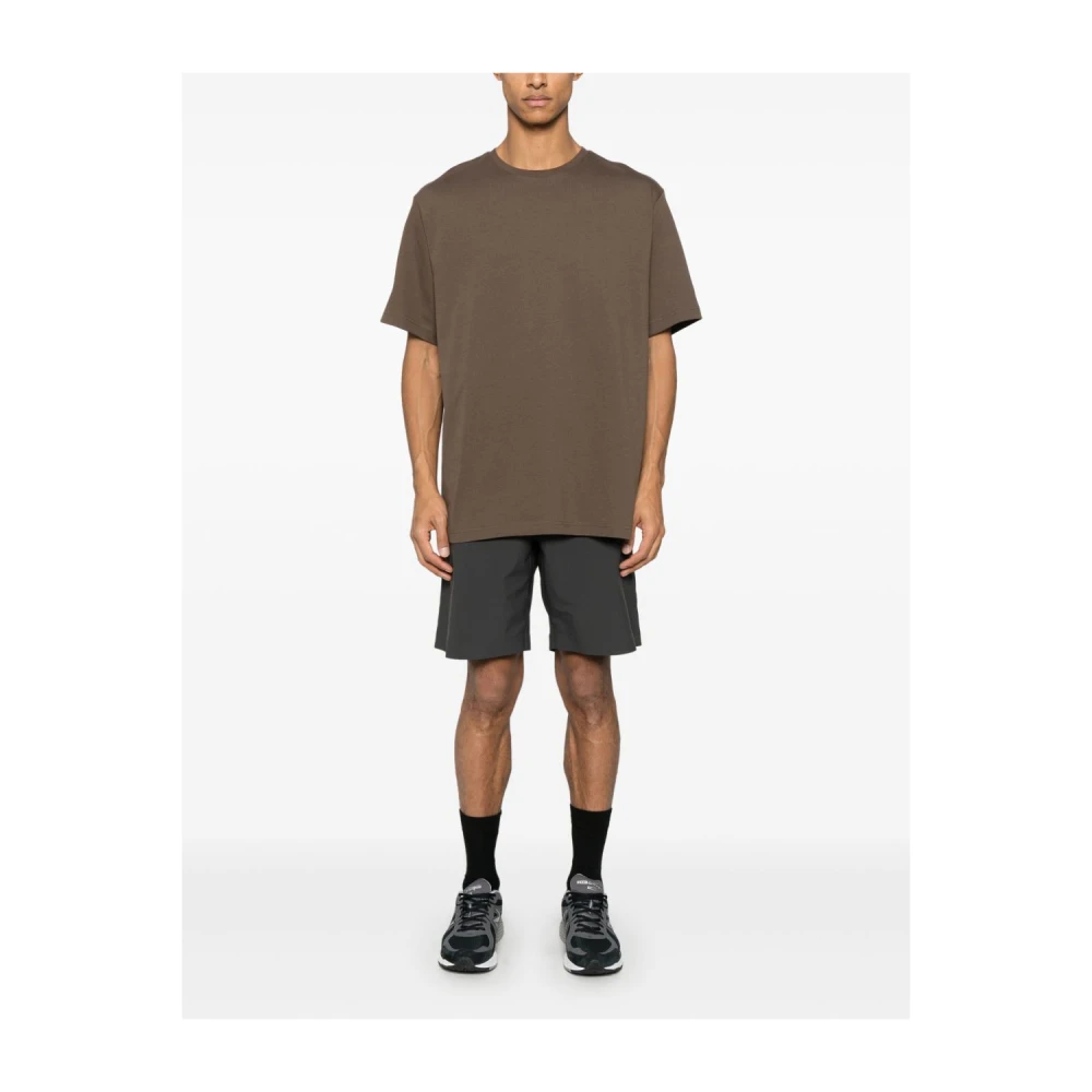 The North Face Bruine Crew Neck Korte Mouwen Shirt Brown Heren