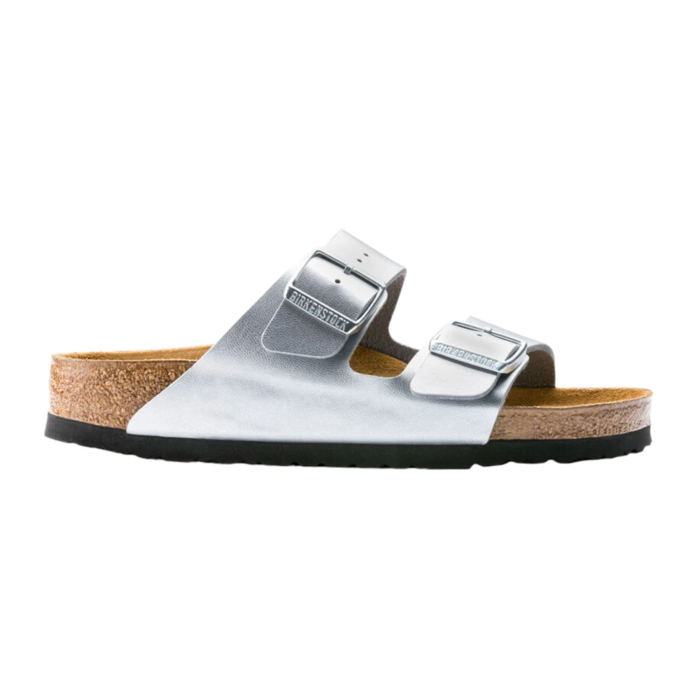 Birkenstock Arizona Birko-Flor Sandaler Gray, Dam