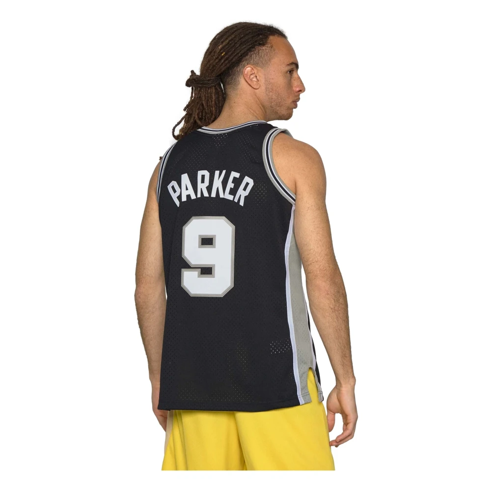 Mitchell & Ness SA Spurs-Tony Parker Tank Top Black Heren