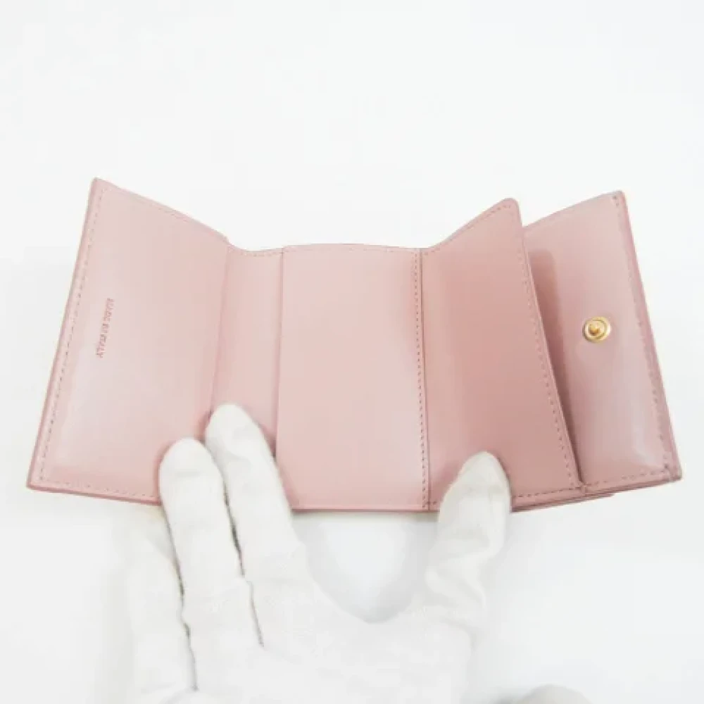 Celine Vintage Pre-owned Leather wallets Pink Dames